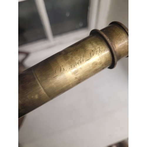 178 - Maritime 1800s telescope marked Cork and Galway.