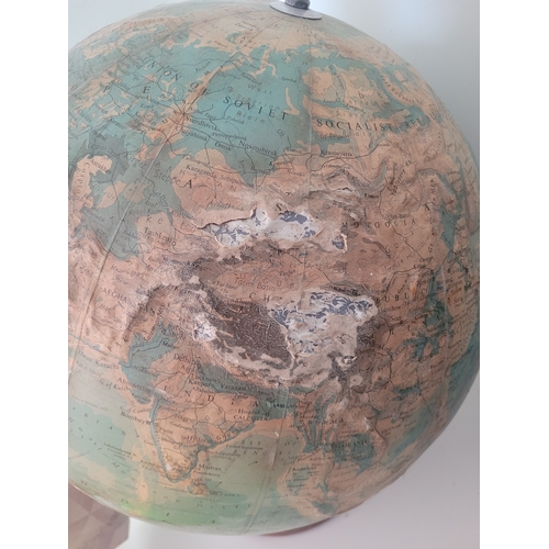 196 - Philips Relief Globe... 19 inches