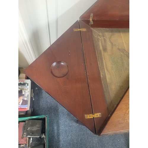 29 - Edwardian Envelope card table -  for restoration (new baize etc)