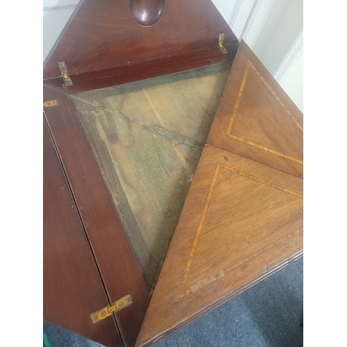 29 - Edwardian Envelope card table -  for restoration (new baize etc)