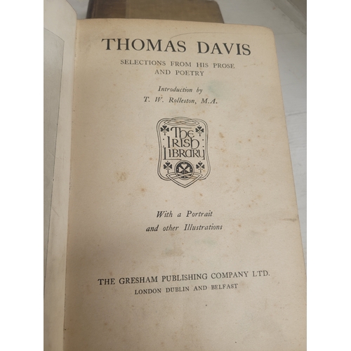 40 - Thomas Davis Selections from his Prose and Poetry + The Book of Irish Poetry.
The Irish Library, The... 