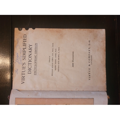 75 - Butler's Lives of the Saints Volume one + Virtues Simplified Dictionary (early 1900s)