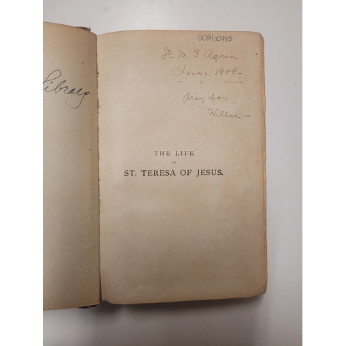 98 - St Teresa of Jesus of the Order of Our Lady of Carmel, Written by Herself. 1904. Thomas Baker London