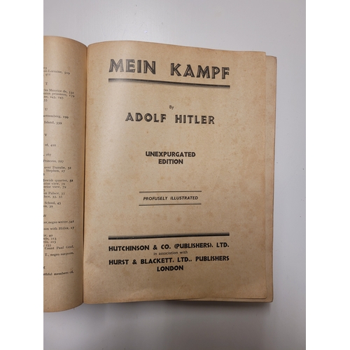 99 - Mein Kampf An historic document describing the aims and development of the Nationalist Socialist Mov... 