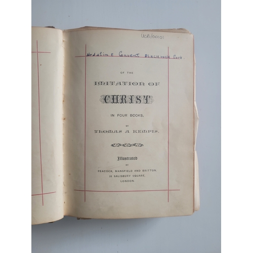 102 - Of the Imitation of Christ  in four books By Thomas Kempis 1867.