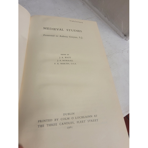 116 - Medieval Studies Presented to Aubrey Gwynn S J 
Edited by  J A Watt,  J B Morrall and F X Martin

Co... 