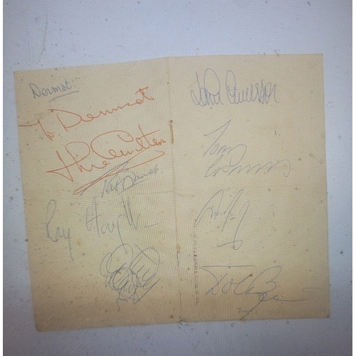 133 - Autographed FAI Awards dinner Program from 1990 (11th November 1990)
with signatures from Jack Charl... 