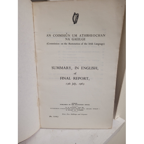 148 - Commission on the Restoration of the Irish Language, Final Report, 1963.

The Restoration of the Iri... 