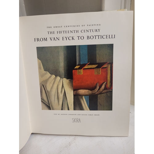 153 - Skira The Great Centuries of Painting. From Leonardo to El Greco + From Van Eyck to Botticelli. (195... 