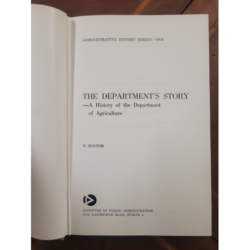 168 - The Department's Story  -  A History of the Department of Agriculture. Hoctor. First edition 1971