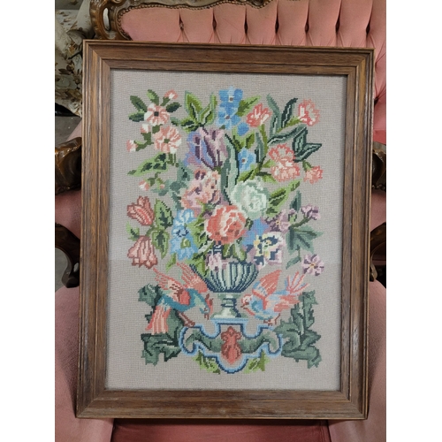 37 - Tapestry in an oak frame circa 1930s.