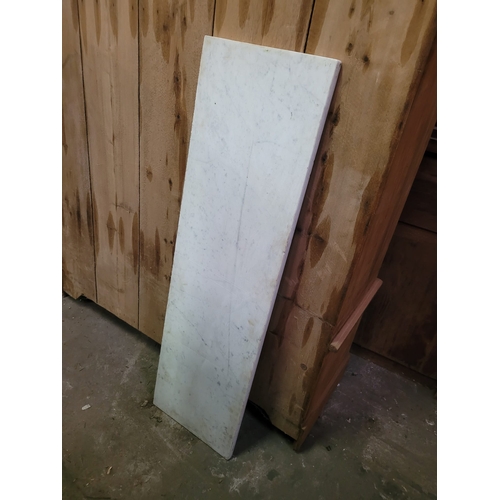 36 - A slab of marble originally from a counter top or bar top  - buy has option to but a further 9. 111 ... 