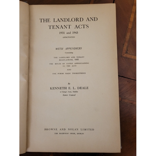 42 - 2 legal books; Land and Tenant Acts 1931 and 1943 -  pub.1953

and

The institute of Bankers in Irel... 