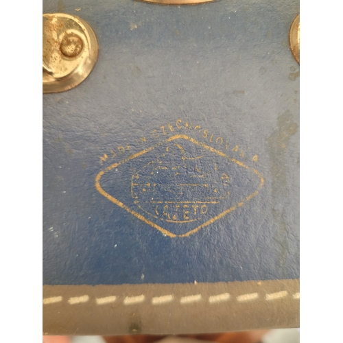 61 - 2 classic vintage suitcases  - one with a British Airways stamp