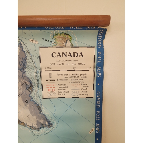 75 - Map of Canada -  Oxford Wall Map