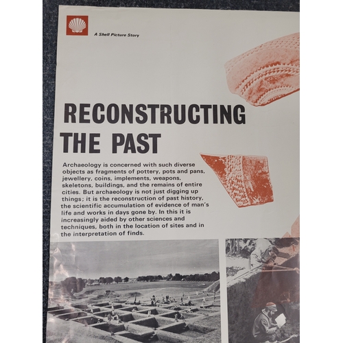 95 - Shell Poster. A Shell Picture Story. Archaeology. 'Reconstructing the Past'.

28.5 x 38 inches