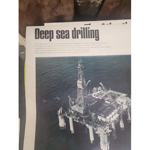 203 - Shell Poster. A Shell Picture Story. Deep Sea Drilling. 1969.