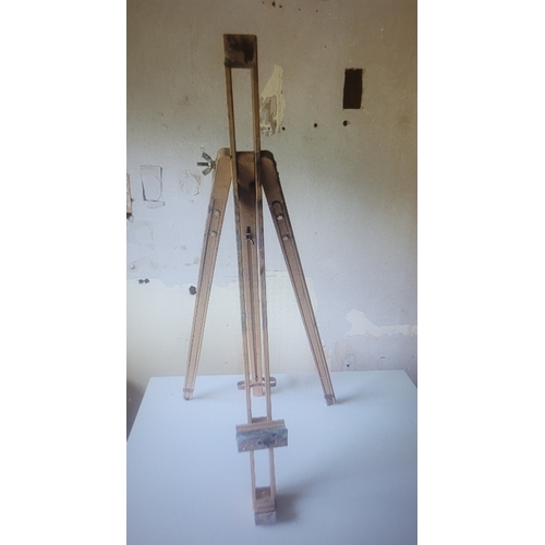 145 - adjustable artists easel.