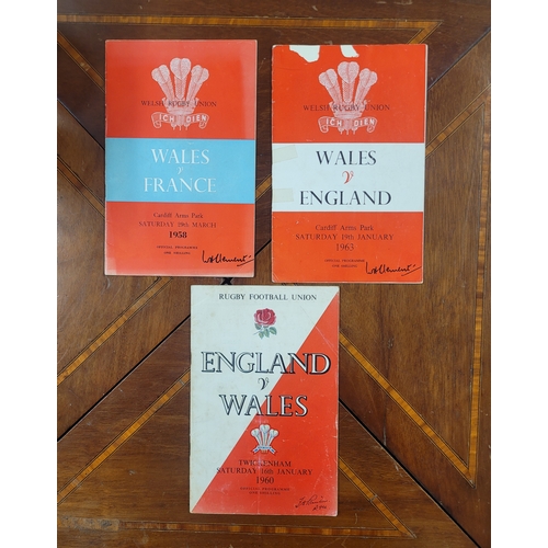 152 - Rugby Programmes 1950s / 1960s.