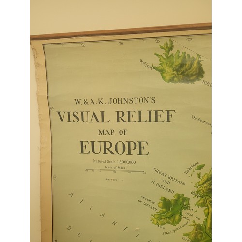 85 - Large Johnston's Map of Europe. 37.5 x 50.5''