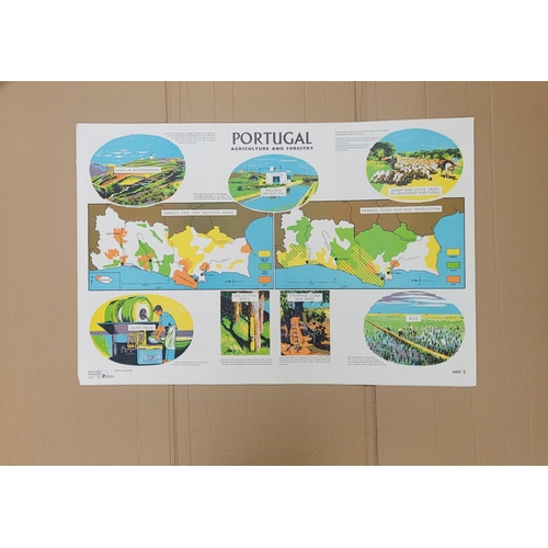 190 - 4 posters about Portugal.