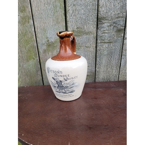 22 - Watsons Dundee Whisky Jug. 8.5''