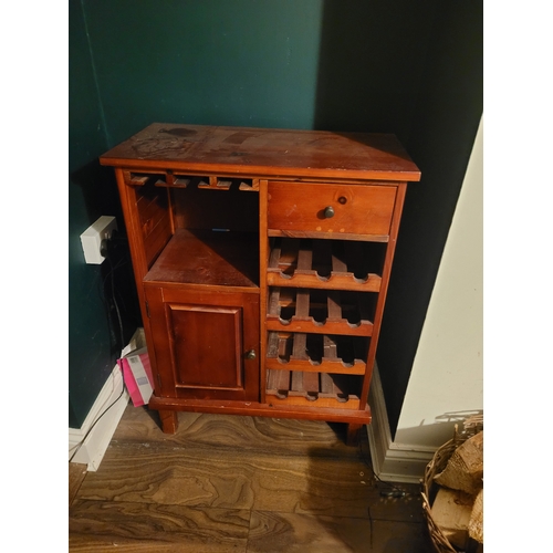 102 - Drinks Cabinet, Mirror and Drawers.