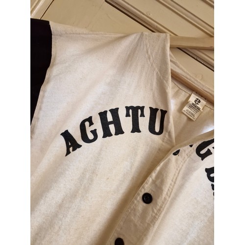 36 - U2 Achtung Baby 1992 concert worn shirt in the Baseball Jersey fashion. Yankee Stadium concert of to... 