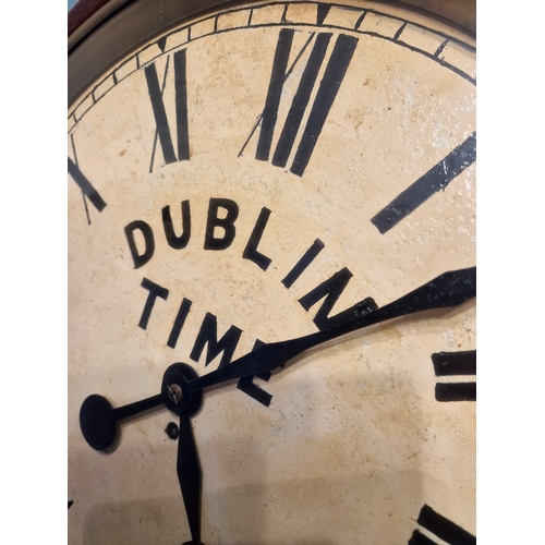 66 - A very fine clock reading Dublin Time on its face.
Late 1800s to early 1900s