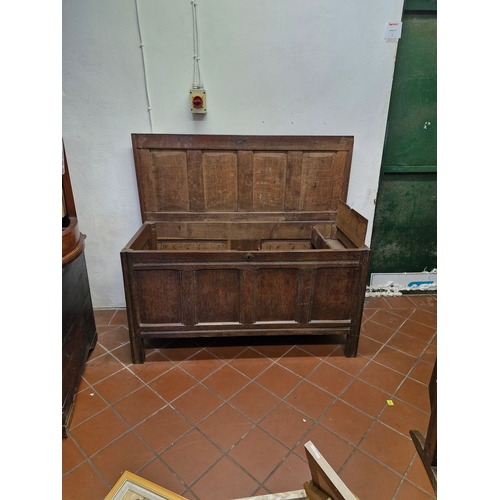 48 - An 1800s Oak coffer