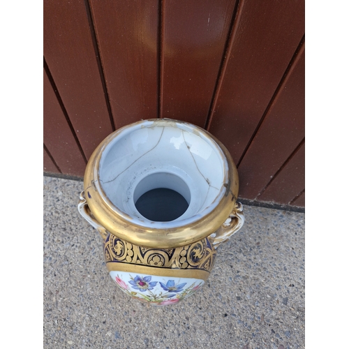 165 - Large Serves Vase ... damaged