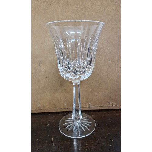 139 - A pair of Waterford Crystal Ballyshannon wine glasses -