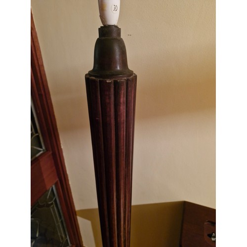 11 - A fine columnesque standing lamp -  for rewiring damage a light fitting