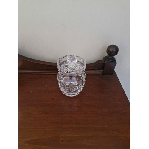 17 - Waterford Crystal Lismore Jam Jar