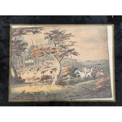 224 - 1800s hunt scene