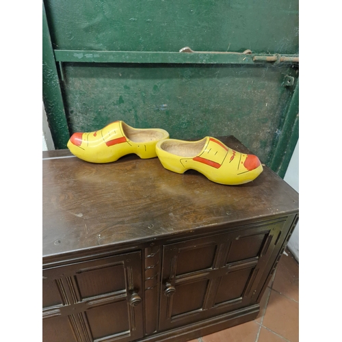 88 - A pair of wooden Clogs