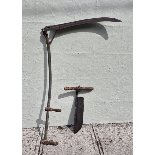 295 - Scythe and hay knife