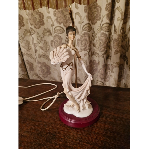 27 - An Art deco style figure lamp