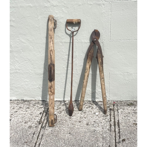 301 - A selection of farming implements