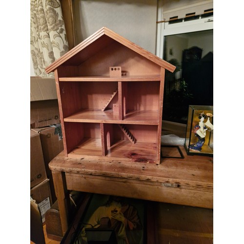 341 - Vintage dolls house and furniture