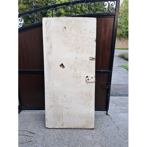 55 - a salvaged shed door