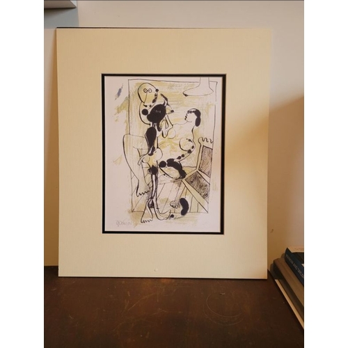 365 - Gerald Davis Lithograph 'Sterange Dream' Signed 1975.