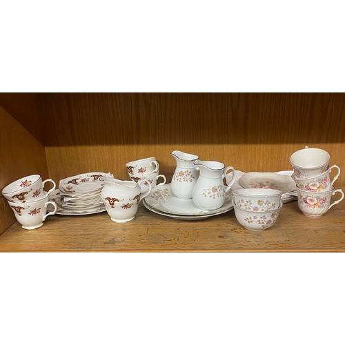 157 - Three mixed sets of vintage tea service