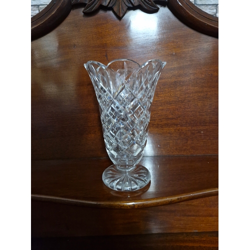 237 - Waterford crystal vase. 10' approx