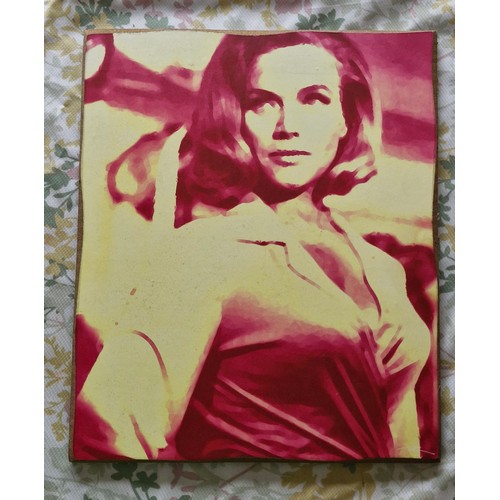 257 - Photographic print of Honor Blackman as Pussy Galore in Goldfinger 1963.