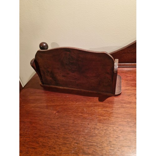 287 - Mahogany desk tidy