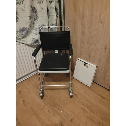 338 - Wheelchair seated commode New and unused