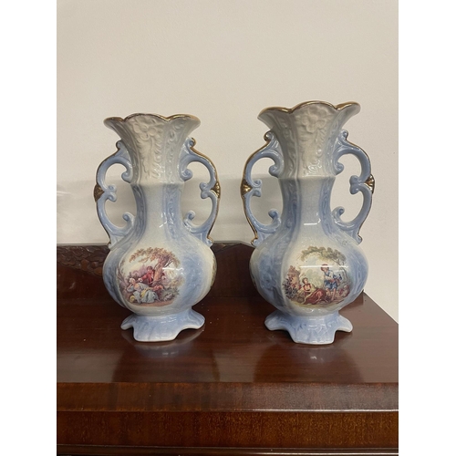 388 - Vintage lustreqware vase. Pair.