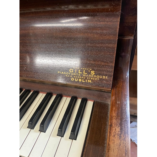 393 - Steiner piano. Agents Gill's Nassau street Dublin. Needs tuning.