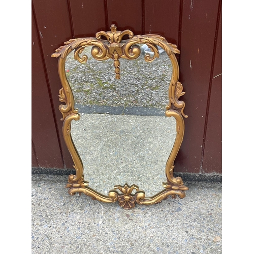 396 - 19th gilted mirror